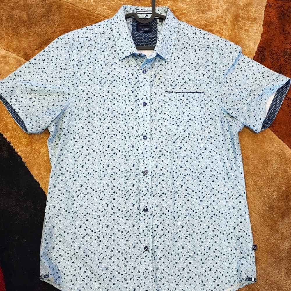 7 Diamonds 4-way stretch button down